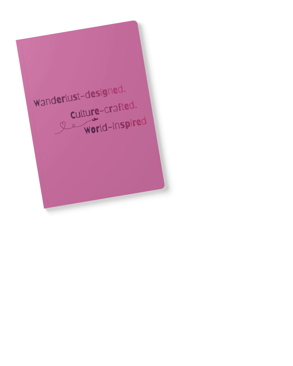 Travel. Create. Inspire. Softcover Journal — Travel Inspiration Notebook with Inside Prints