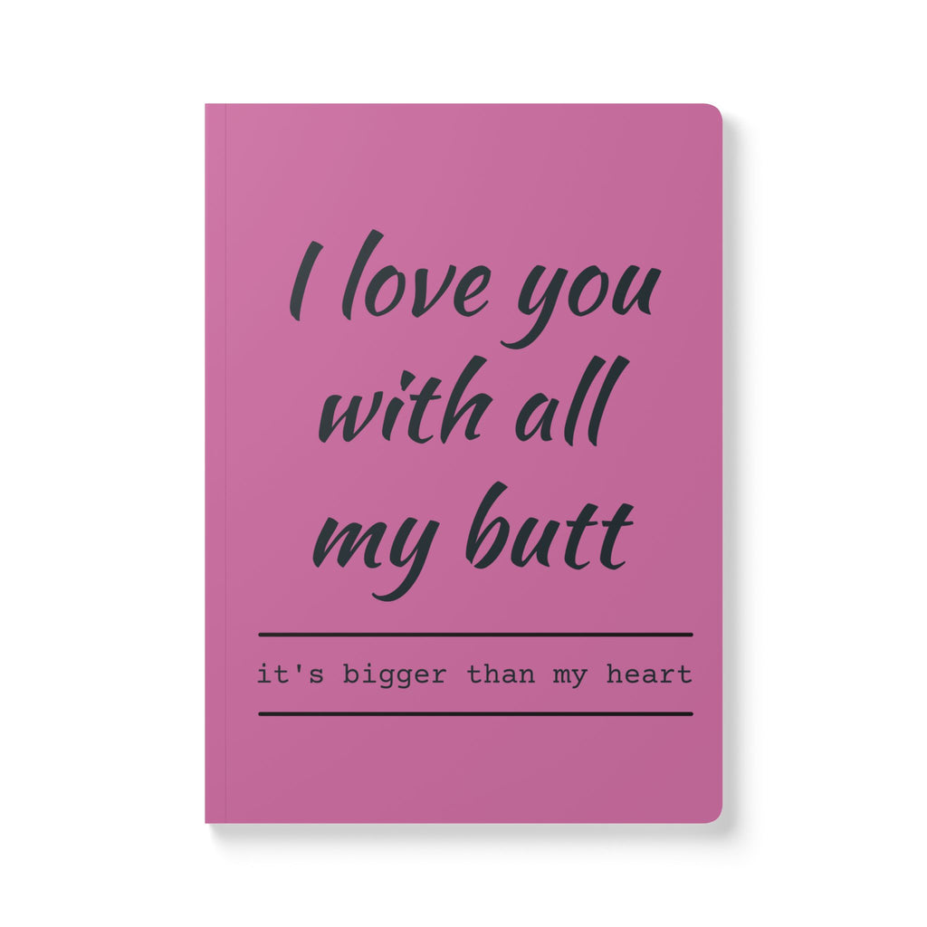 Cute Love Softcover Journal, Gifts for Couples, Funny Notebook, Romantic Gift, Valentine's Day Journal, Love Notes, Daily Diary