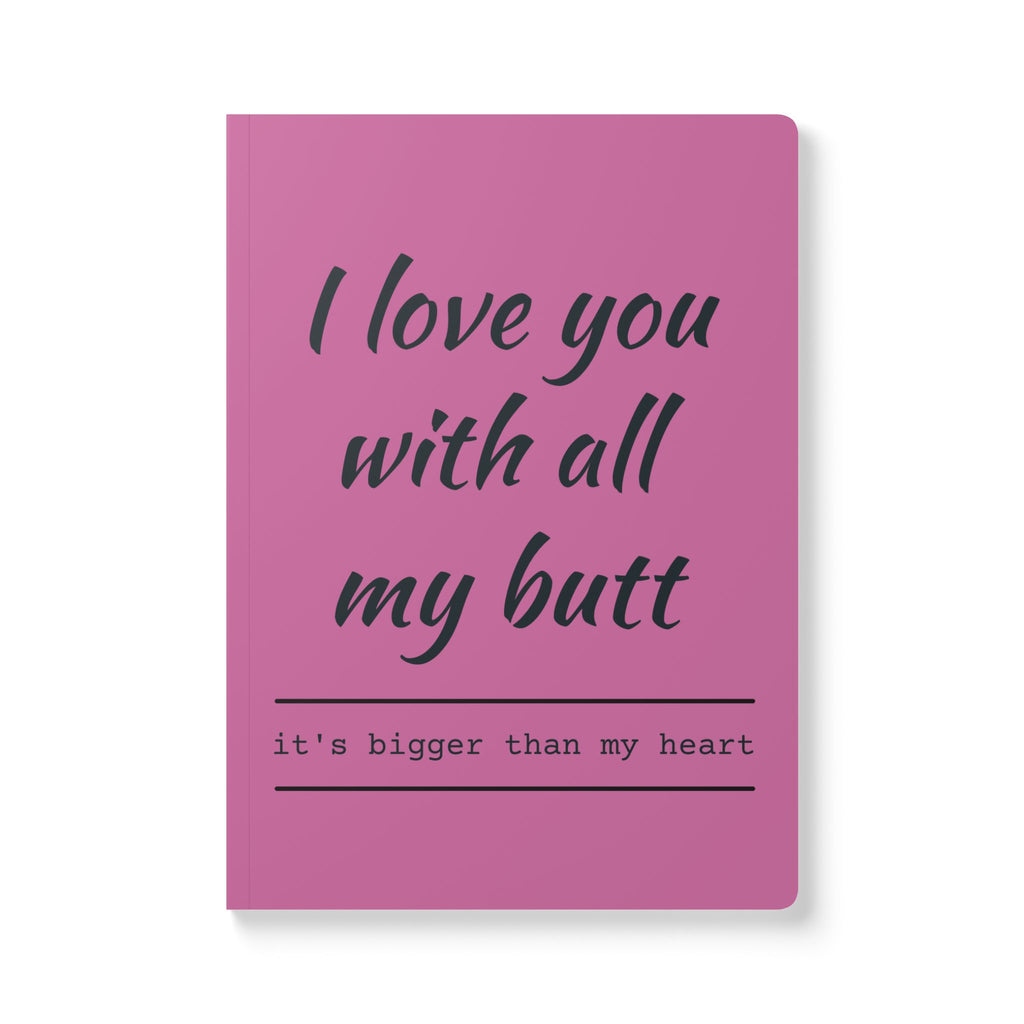 Cute Love Softcover Journal, Gifts for Couples, Funny Notebook, Romantic Gift, Valentine's Day Journal, Love Notes, Daily Diary