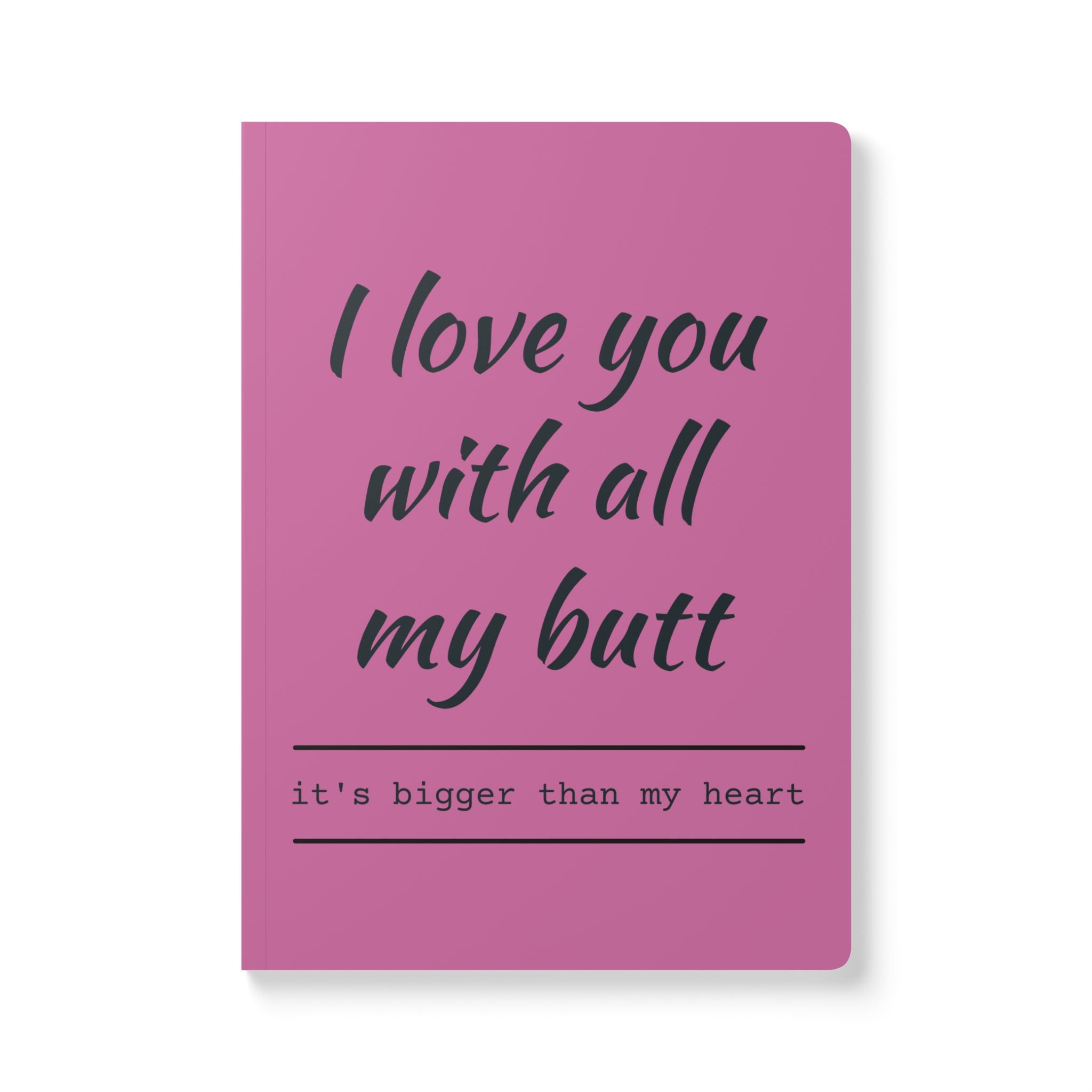 Cute Love Softcover Journal, Gifts for Couples, Funny Notebook, Romantic Gift, Valentine's Day Journal, Love Notes, Daily Diary