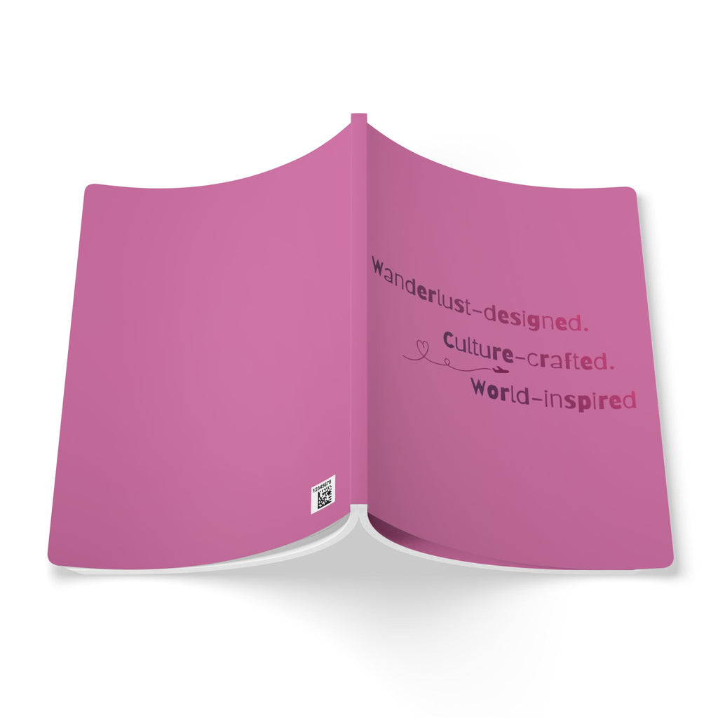 Wanderlust Softcover Journal — "Wanderlust-designed. Culture-crafted. World-inspired"