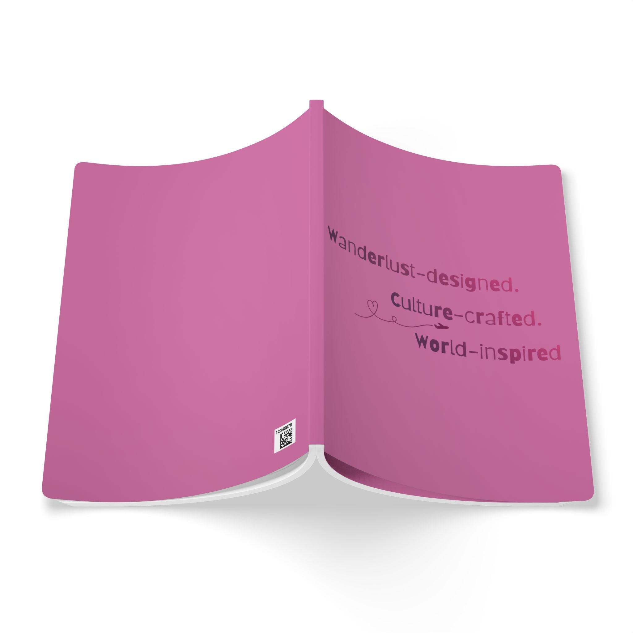 Wanderlust Softcover Journal — "Wanderlust-designed. Culture-crafted. World-inspired"